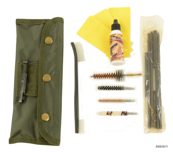 .223 Kiväärin puhdistussarja kangaspussissa - Puhdistusvälinesarjat - 6438418001724 - 1