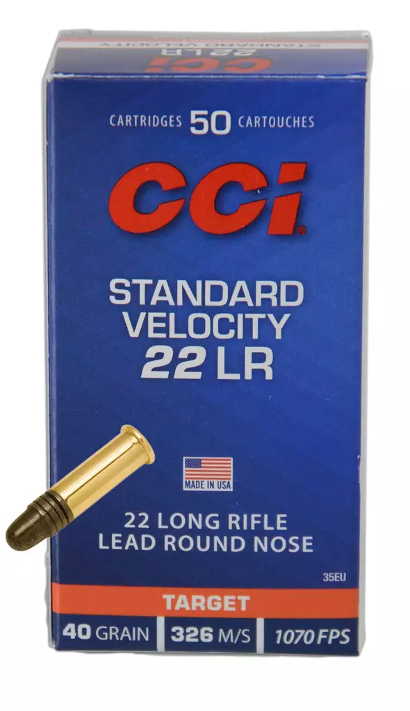 CCI .22 LR Standard 50kpl/rasia - .22 LR pienoiskiväärinpatruunat - 076683000354 - 1