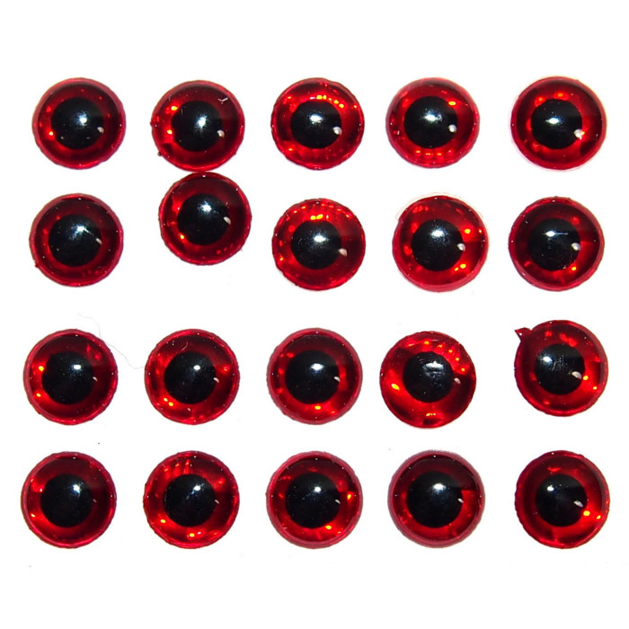 Eumer 3D eyes 6mm - Kuulapäät, painosiilmät, silmät - 6430028187614 - 1