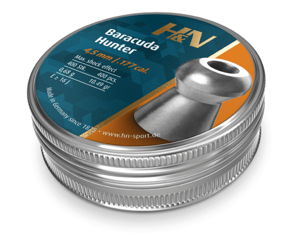 H&N Baracuda Hunter 4,5mm 0,67g - 4,5 mm luodit - 4047058011684 - 1