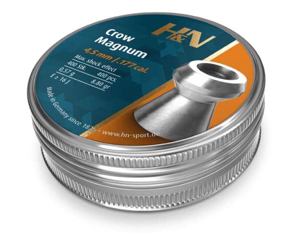 H&N Crow Magnum 4,5mm 0,57g - 4,5 mm luodit - 4047058022574 - 1