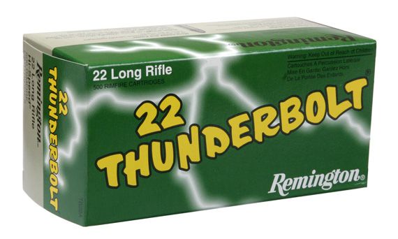Remington .22LR Thunderbolt 2,6g 380m/s - .22 LR pienoiskiväärinpatruunat - 047700002514 - 1