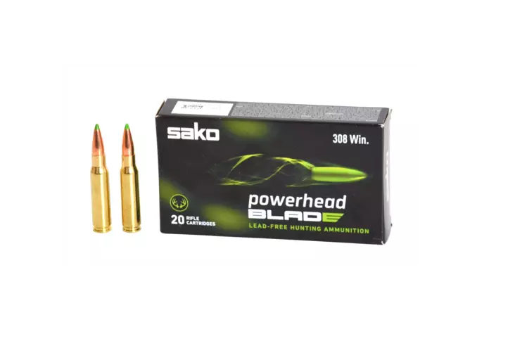 Sako .308 Win. Powerhead Blade 9,7g - .308 Winchester kiväärinpatruunat - 6438053169544 - 1