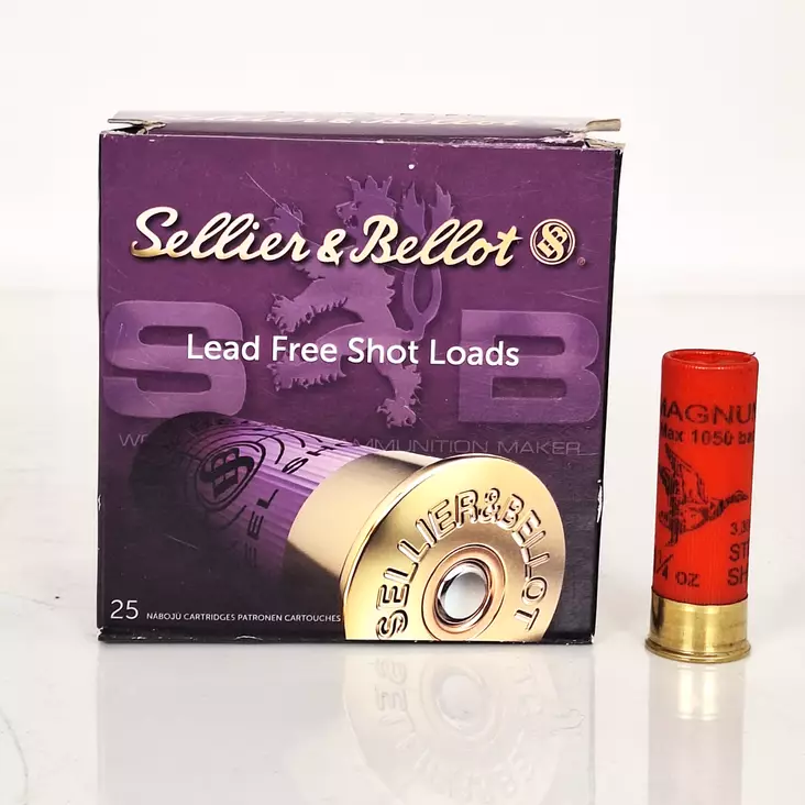 S&B steel magnum 12/76 3,3mm - 12 cal. teräs haulikonpatruunat - 8590690066124 - 1