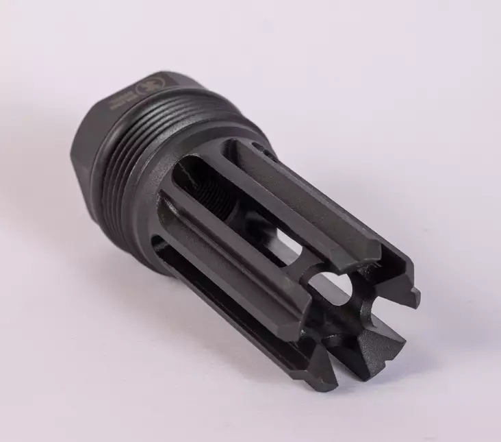 Silent Steel QD 5-Prong Flash Hider BL - Suujarrut - FH58x24 - 1