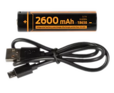 Burrel 18650 Litiumakku 2600 mAh - Koiratutkien lisävarusteet - 6438347041945 - 1