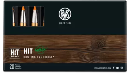 RWS 30-06 Sprg HIT Hunting 10,7g - .30-06 Springfield kiväärinpatruunat - 4000294188435 - 2