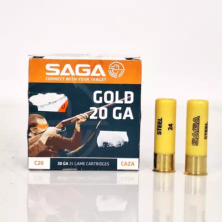 Saga gold steel 20/70 #5/3,0mm - 20 cal haulikonpatruunat - 8435101631365 - 1