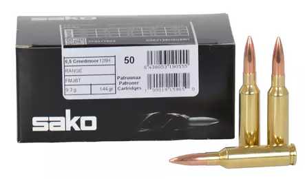 Sako 6,5 Creedmoor Range FMJBT 9,3 g - 6,5 Creedmoor Kiväärinpatruunat - 6438053190555 - 1