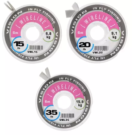 Vision Wireline 6m 35lb - Perhosiimat ja perukkeet - 6417512809955 - 2