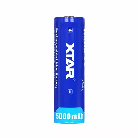 Xtar 21700 Akku 5000mAh suojapiirillä - Ase- ja metsästystarvikkeet - 6952918341635 - 1