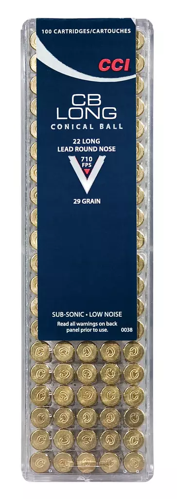 CCI .22 CB Long Subsonic 1,88g 216m/s - .22 LR pienoiskiväärinpatruunat - 076683000385 - 1