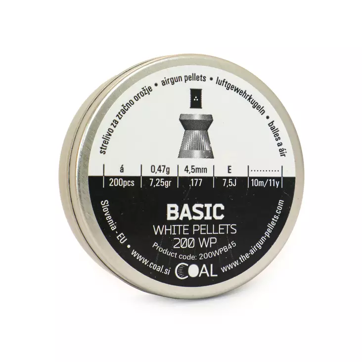 Coal 4,50 mm Basic 200 WP 0,47g 200/ras - 4,5 mm luodit - 6410361623505 - 1