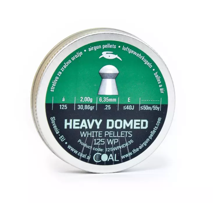 Coal Heavy Domed 6,35mm 2g - 6,35 mm luodit - 6410361637205 - 2