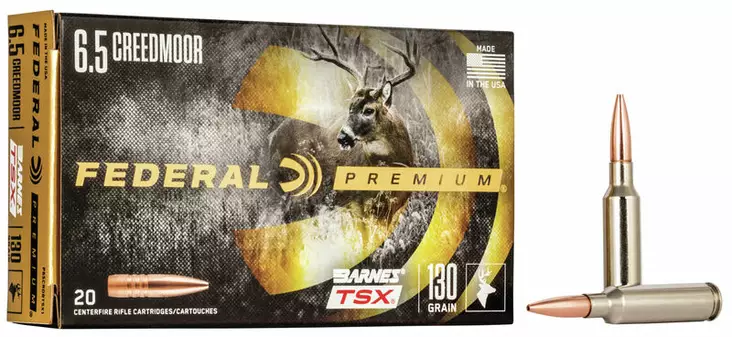 Federal 6,5 CRMR Barnes TSX Copper 8,4 g - 6,5 Creedmoor Kiväärinpatruunat - 604544647815 - 1