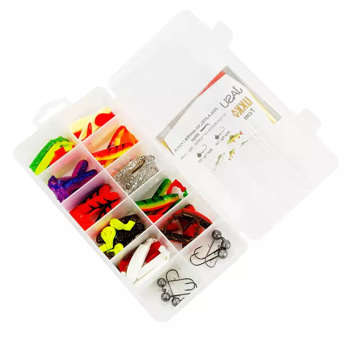 Jasu Ukko 7cm jigilajitelma 30kpl + jigipäät - Jigit - 6430075932175 - 1