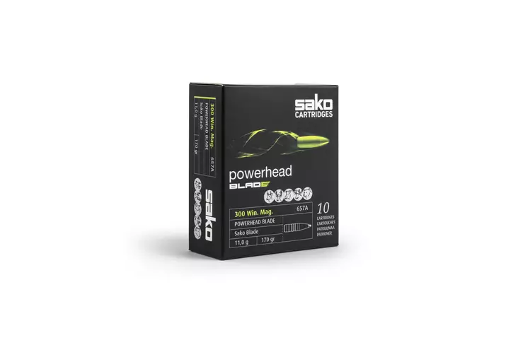 Sako 300 Win. Mag. Powerhead Blade 11 g - Muut kiväärinpatruunat - 6438053147245 - 1