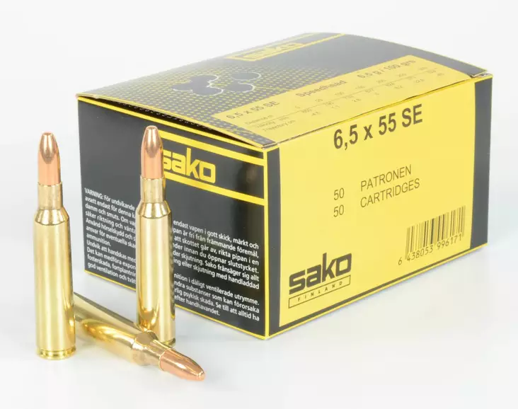 Sako 6,5x55 SE Range Speedhead 6,5 g - 6,5x55SE kiväärinpatruunat - 6438053190395 - 1