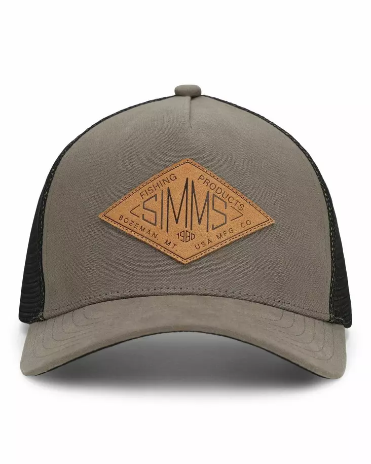 Simms Double Haul Icon Trucker Smokey Olive - Lippikset ja pipot - 694264659045 - 1