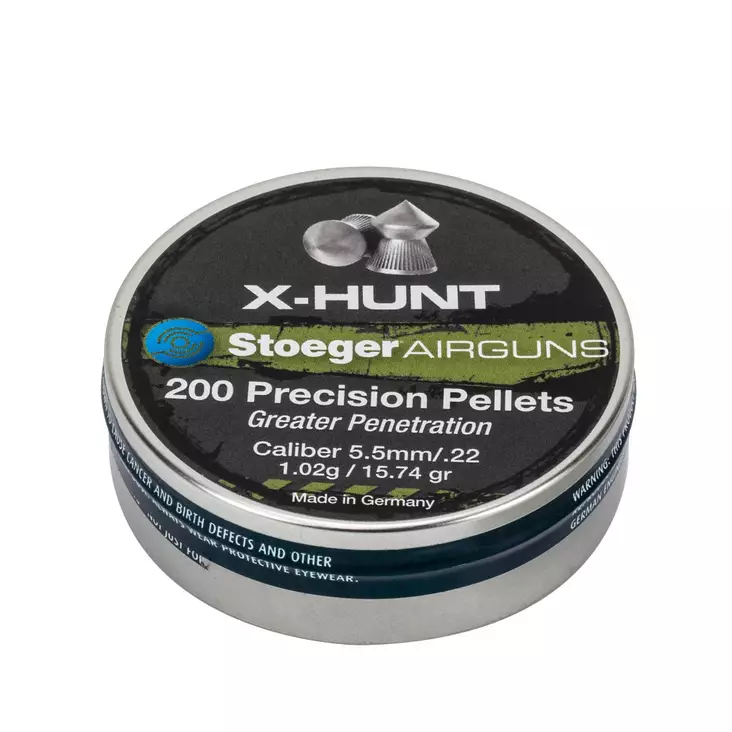 Stoeger X-Hunt 5,5mm 1,02g - 4,5 mm luodit - 037084303765 - 1