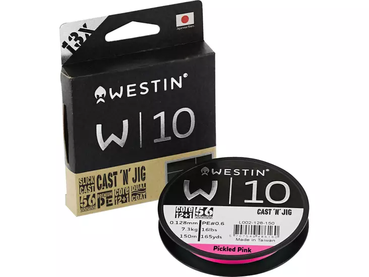 Westin W10 13-Braid Cast´n Jig Pickled Pink kuitusiima - Monikuitu - 5707549488355 - 1