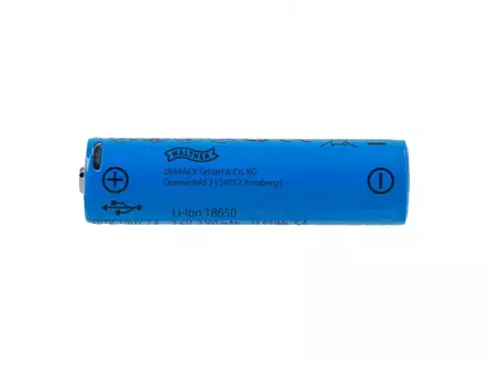 Walther 18650 3200 mAh akku - Koiratutkien lisävarusteet - 4000844783196 - 2