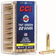 CCI .22 WMR TNT Green 1,94g 50/ras - Muut pienoiskiväärinpatruunat - 076683000606 - 1