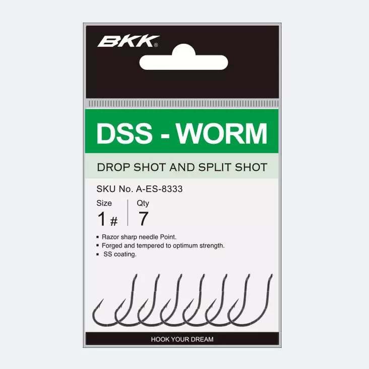 BKK DSS-WORM Dropshot koukku - Jigipäät ja koukut - 6974190006316 - 1