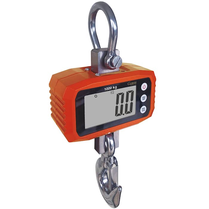 Genzo Digitaalinen Riistavaaka 1000Kg - Ase- ja metsästystarvikkeet - 7333080043456 - 1