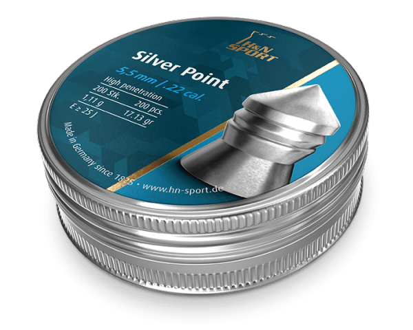 H&N Silver Point 5,5mm 1,11g - 5,5 mm luodit - 4047058002606 - 2