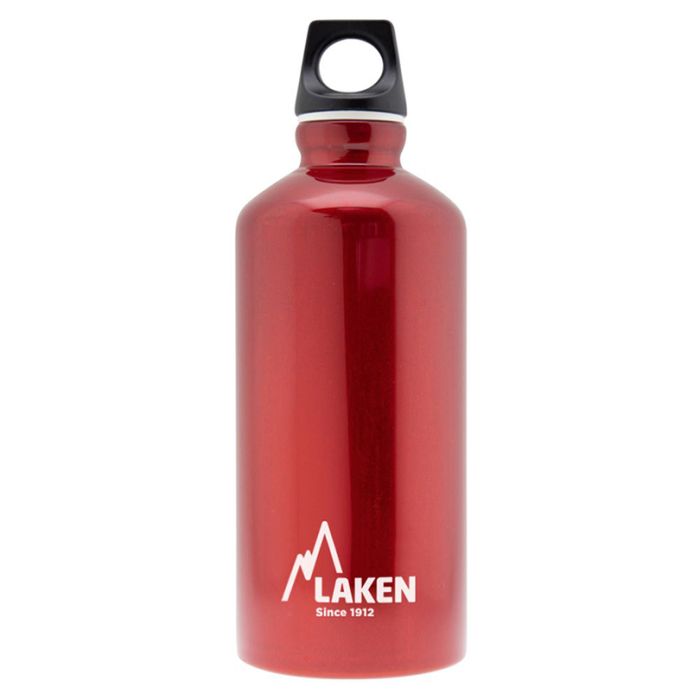 Laken Futura alumiininen juomapullo 0,6L, punainen - Retkiruokailu - 8412544007216 - 1