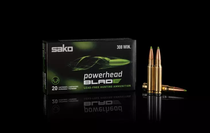 Sako .308 Win. Powerhead Blade 10,5 g - .308 Winchester kiväärinpatruunat - 6438053190616 - 2