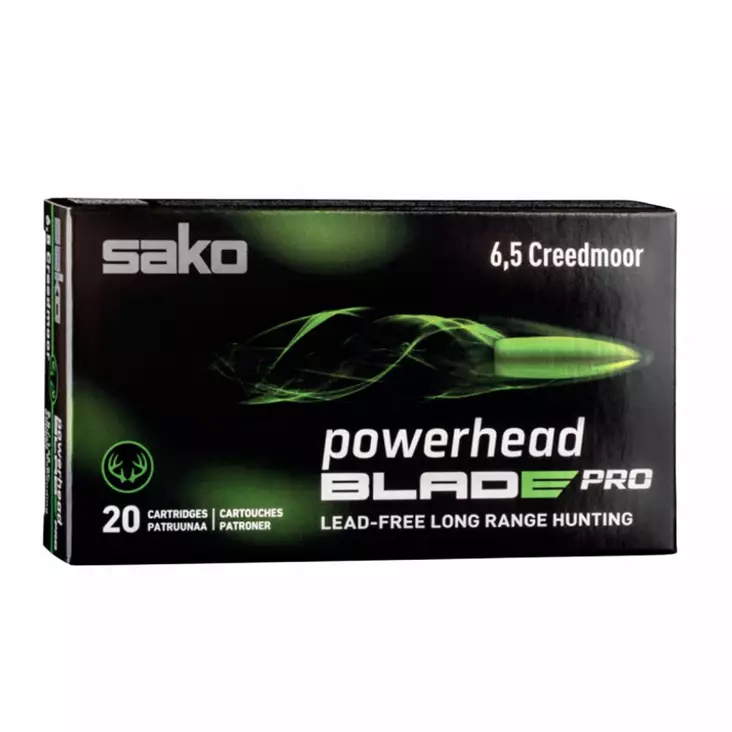 Sako 6,5 Crmr Powerhead Blade Pro 8,0 g - 6,5 Creedmoor Kiväärinpatruunat - 6438053198346 - 1