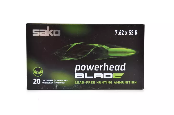 Sako 7,62x53R Powerhead Blade 10,5 g - 7,62x53R kiväärinpatruunat - 6438053198216 - 1