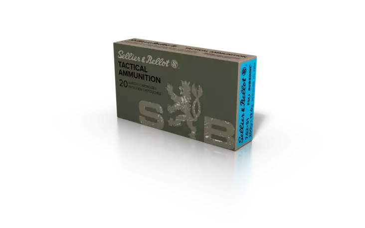 S&B .308 Win./7,62x51 FMJ Subsonic 13,0g - .308 Winchester kiväärinpatruunat - 8590690341566 - 1