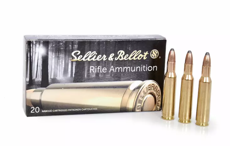 Sellier & Bellot .222 Rem. Soft Point 3,24 g - .222 Remington kiväärinpatruunat - 8590690330126 - 1
