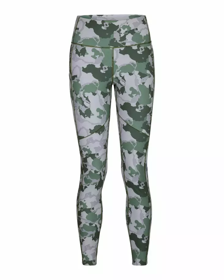 Simms Women's Bugstopper Leggings, Regiment Camo Clover - Hyönteissuojatut vaatteet - 694264649626 - 1
