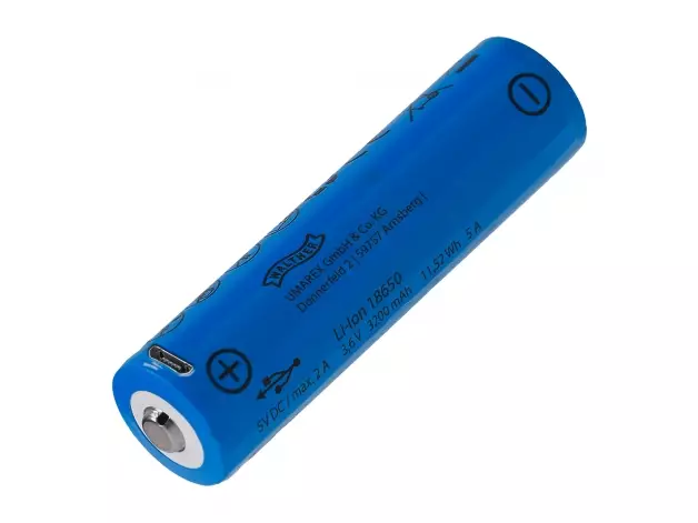 Walther 18650 3200 mAh akku - Koiratutkien lisävarusteet - 4000844783196 - 1