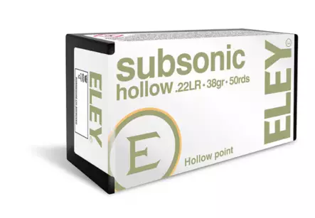 Eley .22LR Subsonic HP - .22 LR pienoiskiväärinpatruunat - 650911054007 - 1
