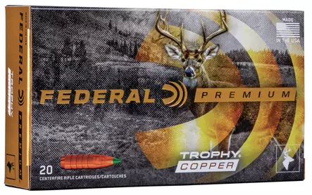 Federal 6,5 Creedmoor Trophy Copper 7,8g - 6,5 Creedmoor Kiväärinpatruunat - 604544623987 - 1