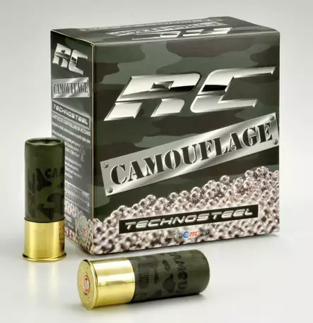 RC Camouflage Technosteel 12/70 34g 25/ras - 12 cal. teräs haulikonpatruunat - 8052109786967 - 1