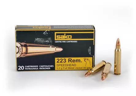 Sako .223 Rem. Speedhead FMJ 3,2 g - .223 Remington kiväärinpatruunat - 6438053999837 - 1