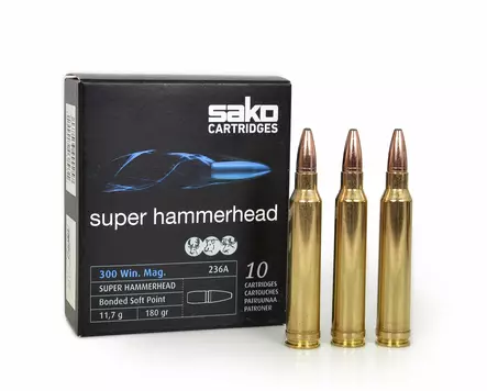 Sako .300 Win. Mag. Super Hammerhead 11.7g - Muut kiväärinpatruunat - 6438053999257 - 2