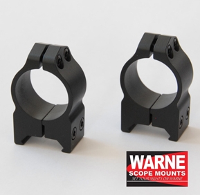 Warne Maxima 30mm renkaat low - Weaver / Picatinny - 656813000777 - 1