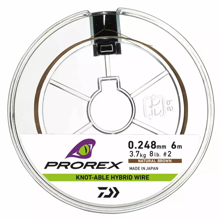 Daiwa Prorex Hybrid Knottable Wire solmittava perukevaijeri - Fluorocarbon - 4066466066437 - 1