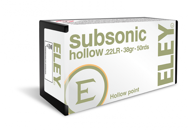 Eley .22LR Subsonic HP - .22 LR pienoiskiväärinpatruunat - 650911054007 - 1