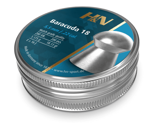H&N Baracuda 18 5,52mm 1,175g - 5,5 mm luodit - 4047058022017 - 1