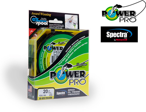 Power Pro HI-VIS Yellow kuitusiima 135m - Monikuitu - 712649104307 - 1