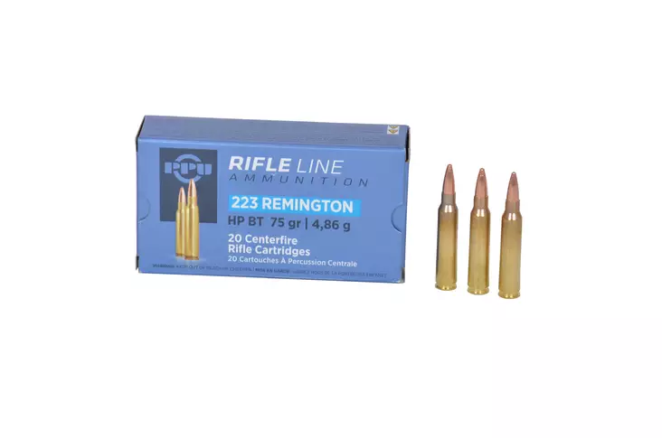 PPU .223 Rem. HPBT 4,86 g - .223 Remington kiväärinpatruunat - 8605003815587 - 1