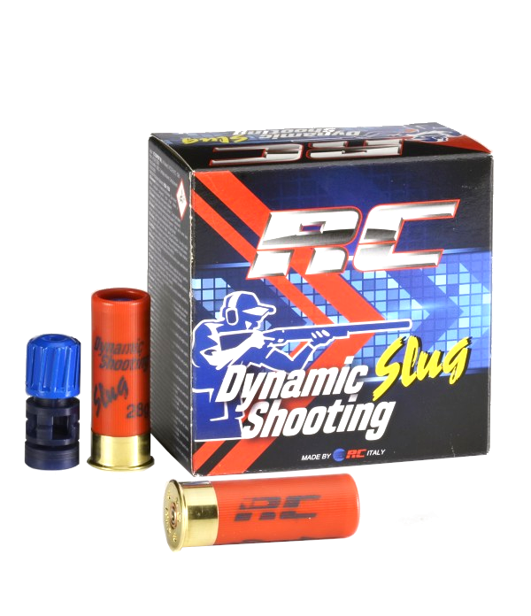 RC Dynamic Shooting Slug 12/70 28g 25 ptr - 12 cal. täyteiset haulikonpatruunat - 8052109780217 - 1